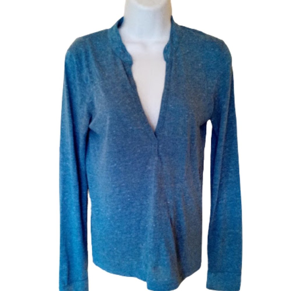 ---  VOLCOM Blue Long Sleeve Shirt Medium
